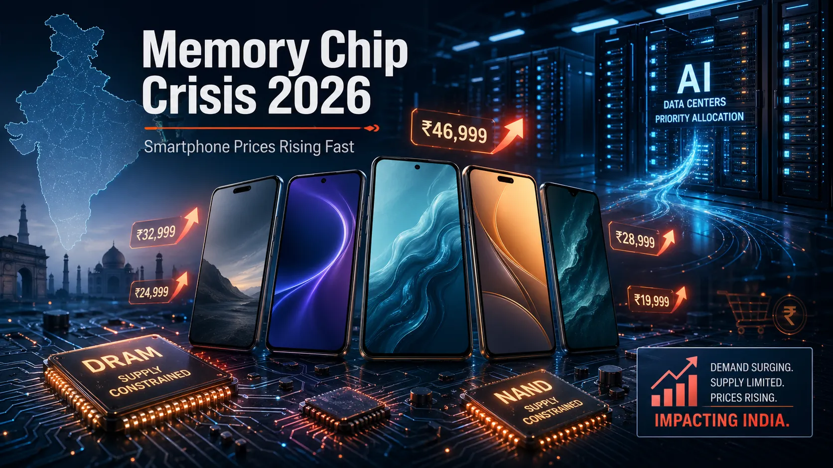Memory Chip Crisis 2026 Smartphone Price Hike Buy Now or Wait