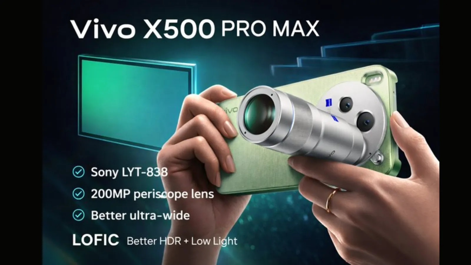 VIVO X500 FE Rumours X500 Pro Max 200mp Periscope 7500mah Leak